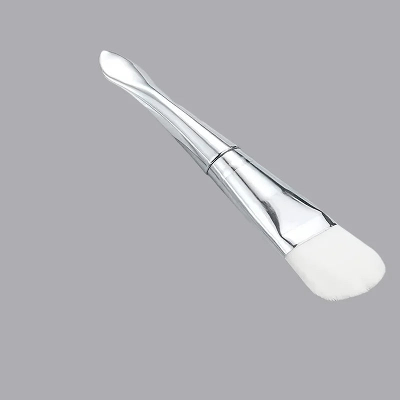 Double-ended Makeup & Mask Brush, Professional Facial Applicator for Clay Mask Application and Cleansing Tool Quake soft-bristle brush