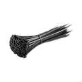 100Pcs Nylon Cable Ties Adjustment Cord Ties Straps Fastening Reusable Plastic Wire Ties For Home K1KF Quake K1KF4NB805696-BK-100 CN