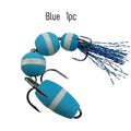 1-Pack Fishing Offset Soft Bait Large Lure Set, Fishing Soft Bait, Foam Lure, Swimming Lure, Wobbling Lure, Black Bass Lure, Includes Artificial Lure, Portable Fishing Hook Quake Lanpaomo1Pc