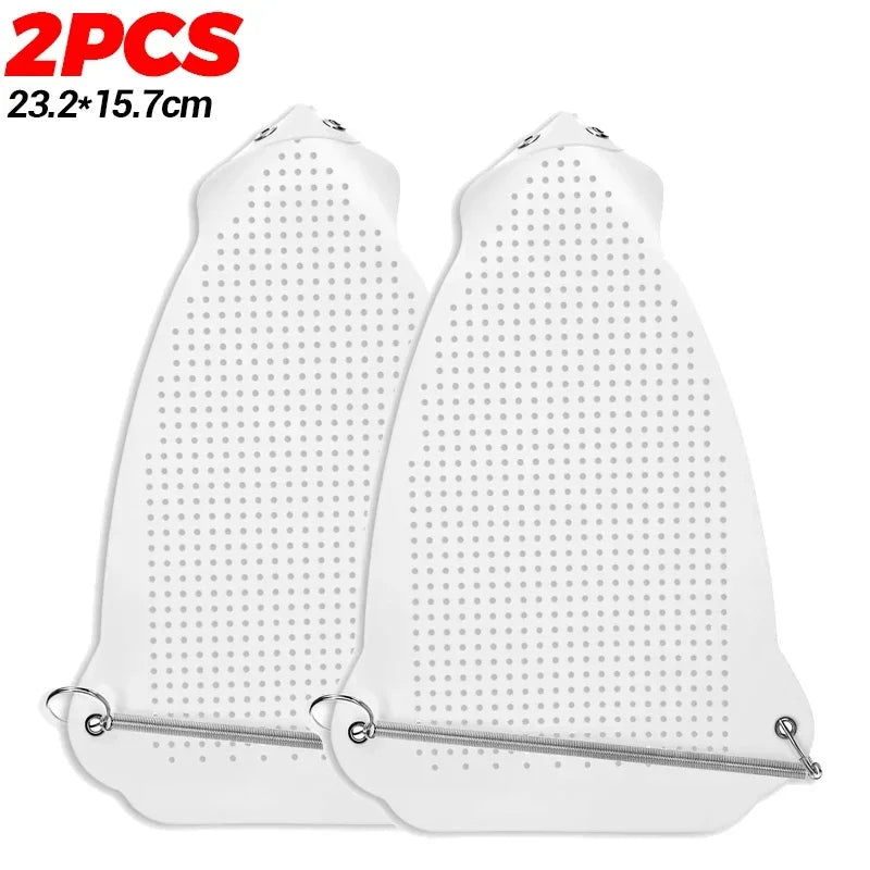 5/1PCS Anti Scorch Iron Shoe Cover Non Stick PTFE Protector Universal Home Iron Soleplate Easy Glide Laundry Ironing Products Quake 2PCS