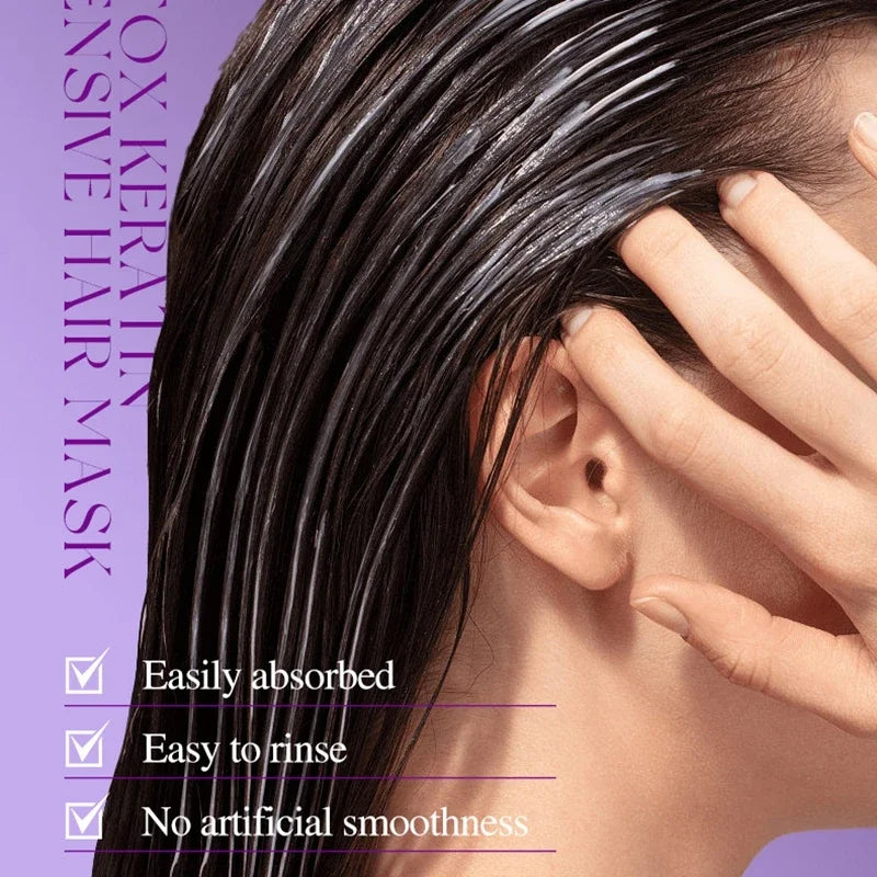 Hair Mask 5 Second Magical Keratin Repair Damaged Frizzy Hair Soft Smooth Shiny Nutrition Deep Moisturize Hair Treat Care Produc Quake