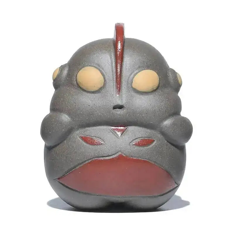 Zisha Tea Pet Aotuman Anime Figurine Hand-painted Creative Tea Play Tea Table Accessories Sculpture Чаепитие Quake