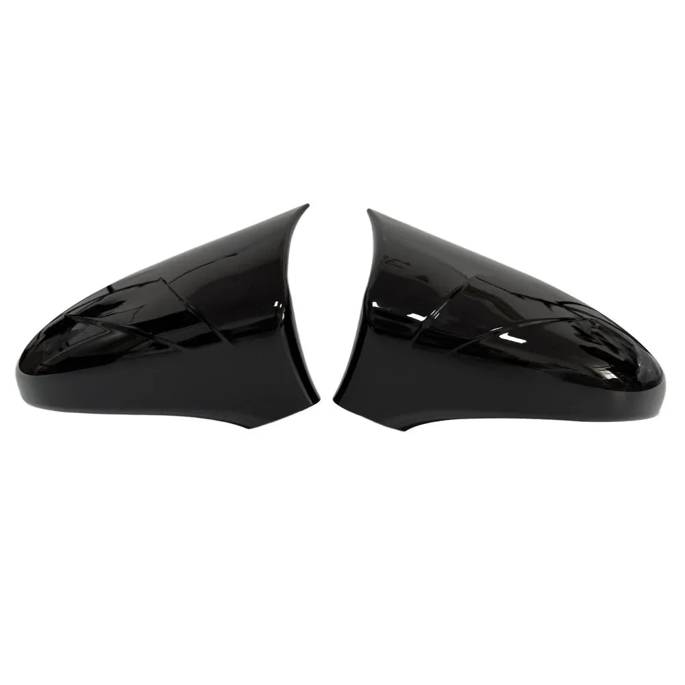 For LHD LEXUS IS ES GS LS CT RC F-Sport 2014-2020 2x Car Sticker Rearview Side Mirror Cover Wing Cap Exterior Door Case Trim Quake Gloss Black
