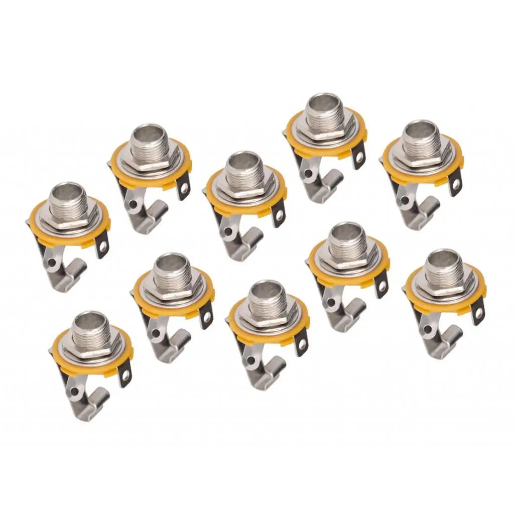 Electric Guitar Output Jack Plate High Quality Socket Zinc Alloy Connector for Electric Guitar Bass Upgrade Quake