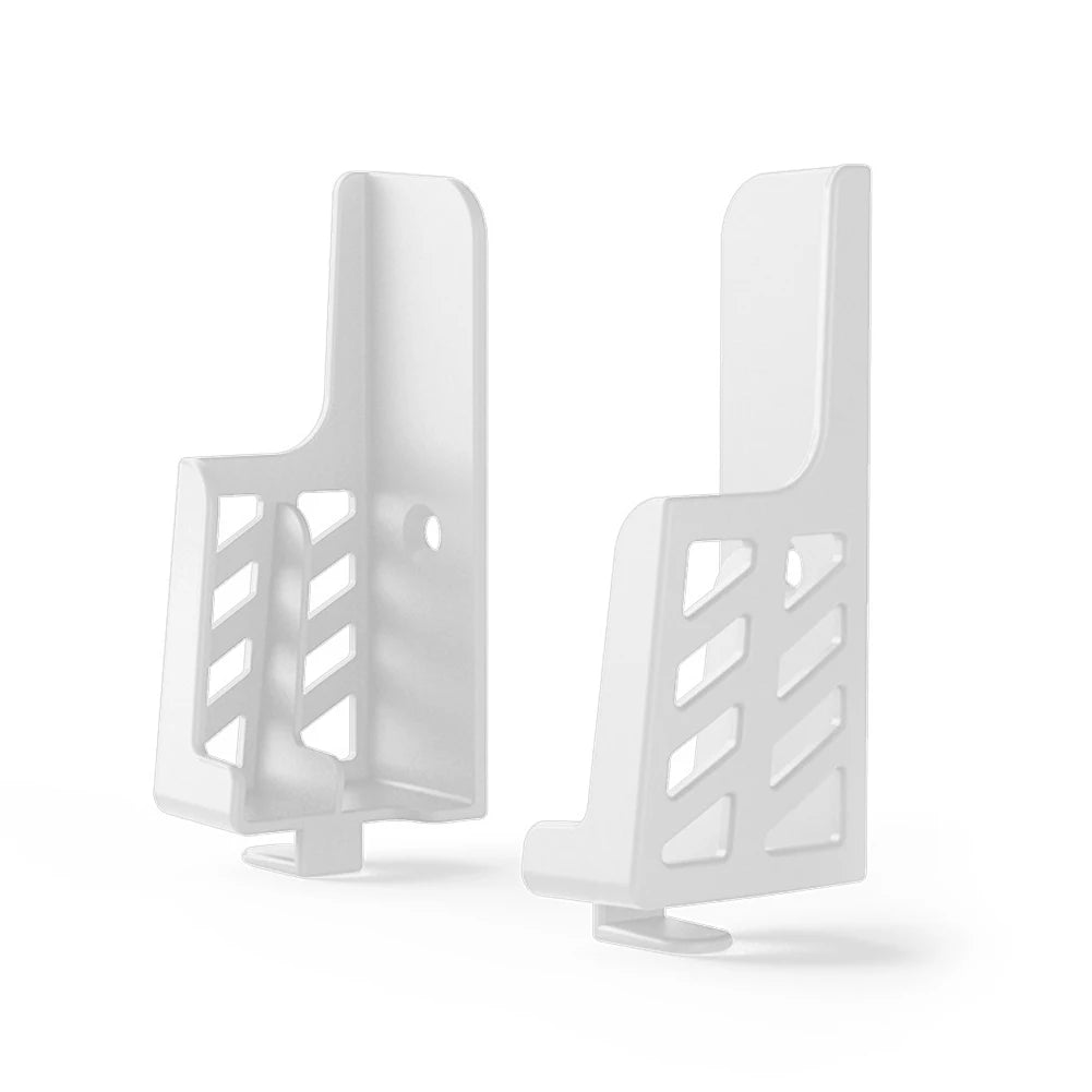 2pcs Tablet Wall Mount Stand Phone Holder for ipad/iphone Adjustable Viewing Angle Universal Phone Frame Stand Bracket Quake WHITE