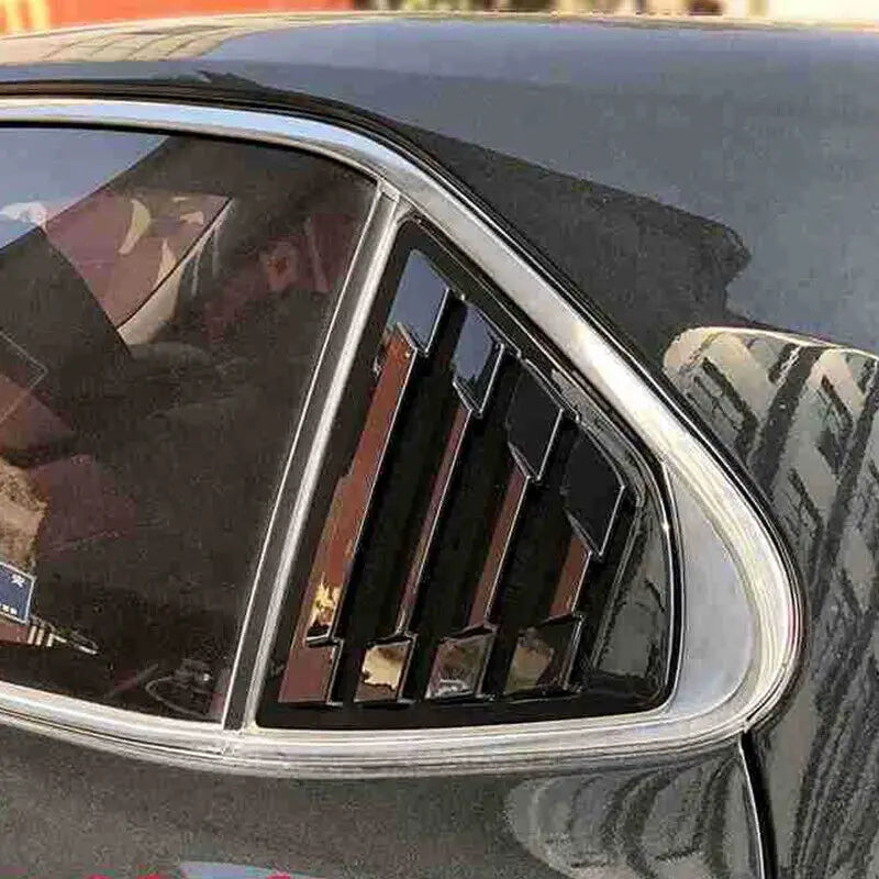 For Toyota Camry Sedan 2018 2019 2020 2021 2022 2023 Car Rear Louver Window Side Shutter Cover Trim Sticker Vent Scoop ABS Auto Quake