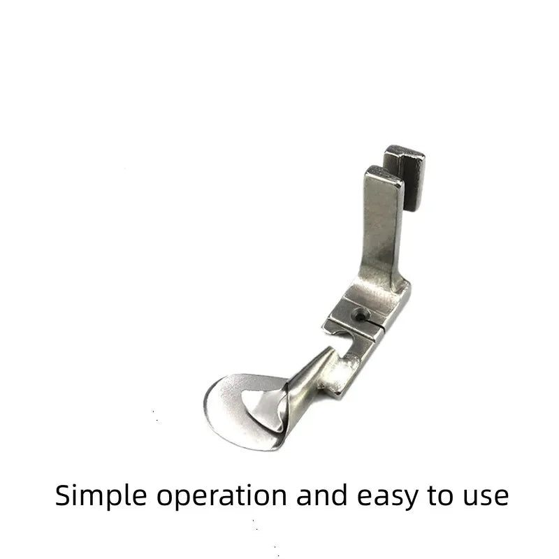 Industrial Sewing Machine Multi-Function Curved Hemming Foot Hem Pull Tube Presser Foot Silk Chiffon Skirt Crimping Presser Foot Quake