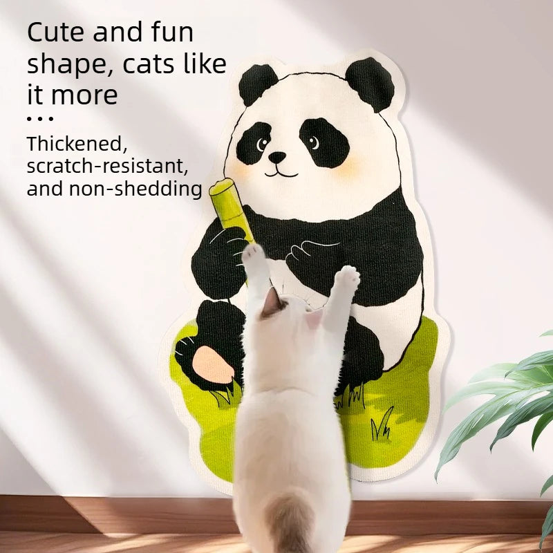 Wall Mounted Felt Cat Scratcher Pad Durable No Crumbles Cat Scratch Mat Protect Sofa Vertical Cat Scratching Pad for Kitten Quake