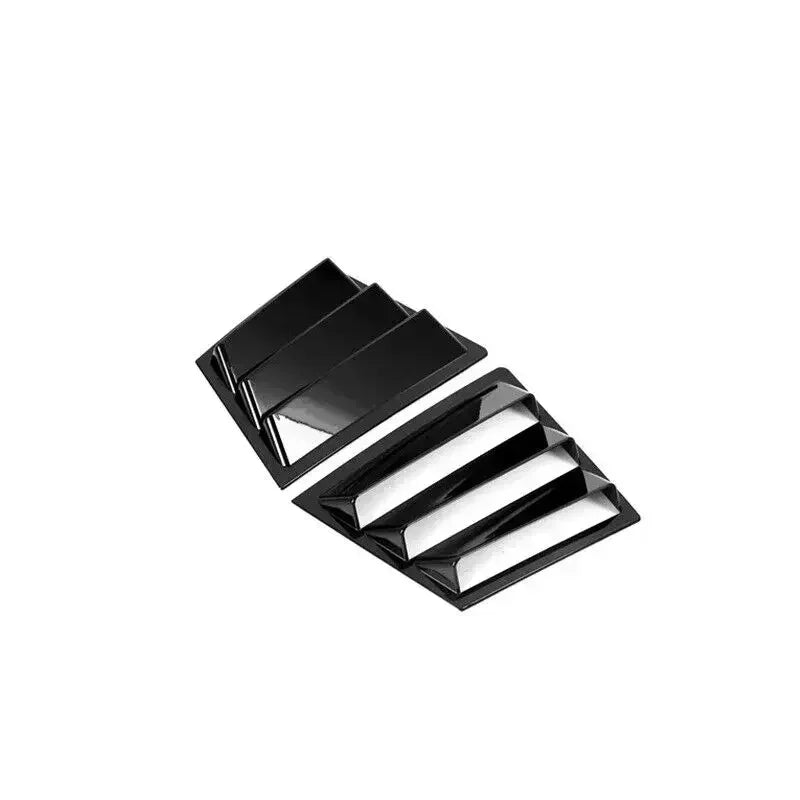 For Mazda 6 Atenza 2014-2021 Car Rear Louver Window Side Shutter Cover Trim Sticker Vent Scoop ABS Carbon Fiber Accessories Auto Quake