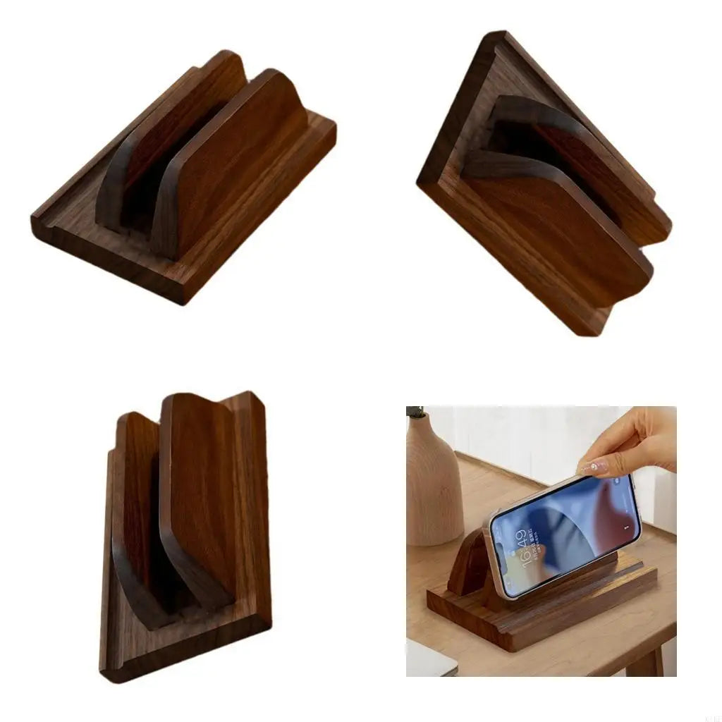 Portable Walnut Stand High End Walnut Device Stand for Phones & Tablets Perfect for Work Study & freely activity K1KF Quake China Mainland