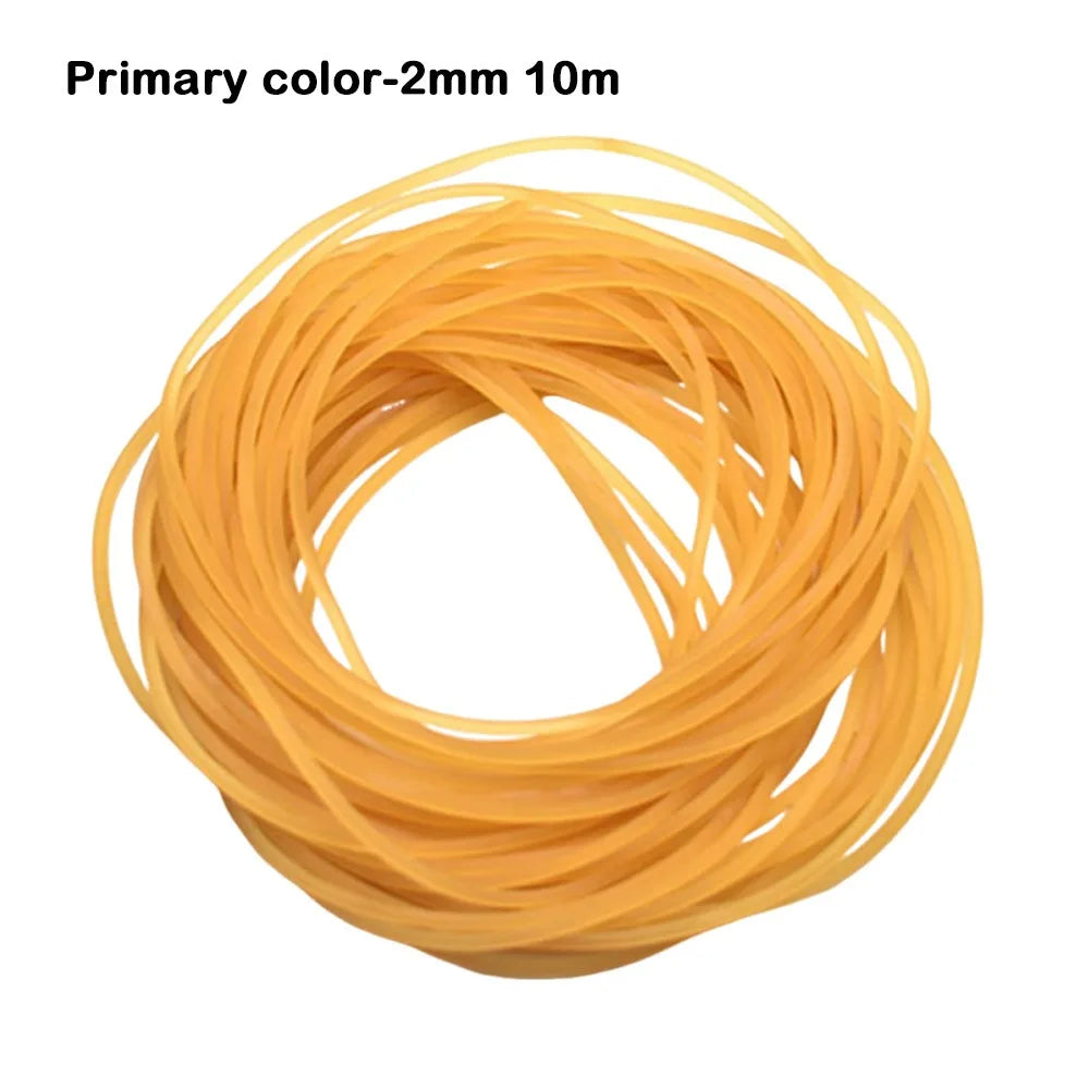 2025 2/2.2mm Fishing Elastic Band Strapping 10m Tied Line Rope Solid Rubber Tennis Elastic Band Fishing Line Quake primary color