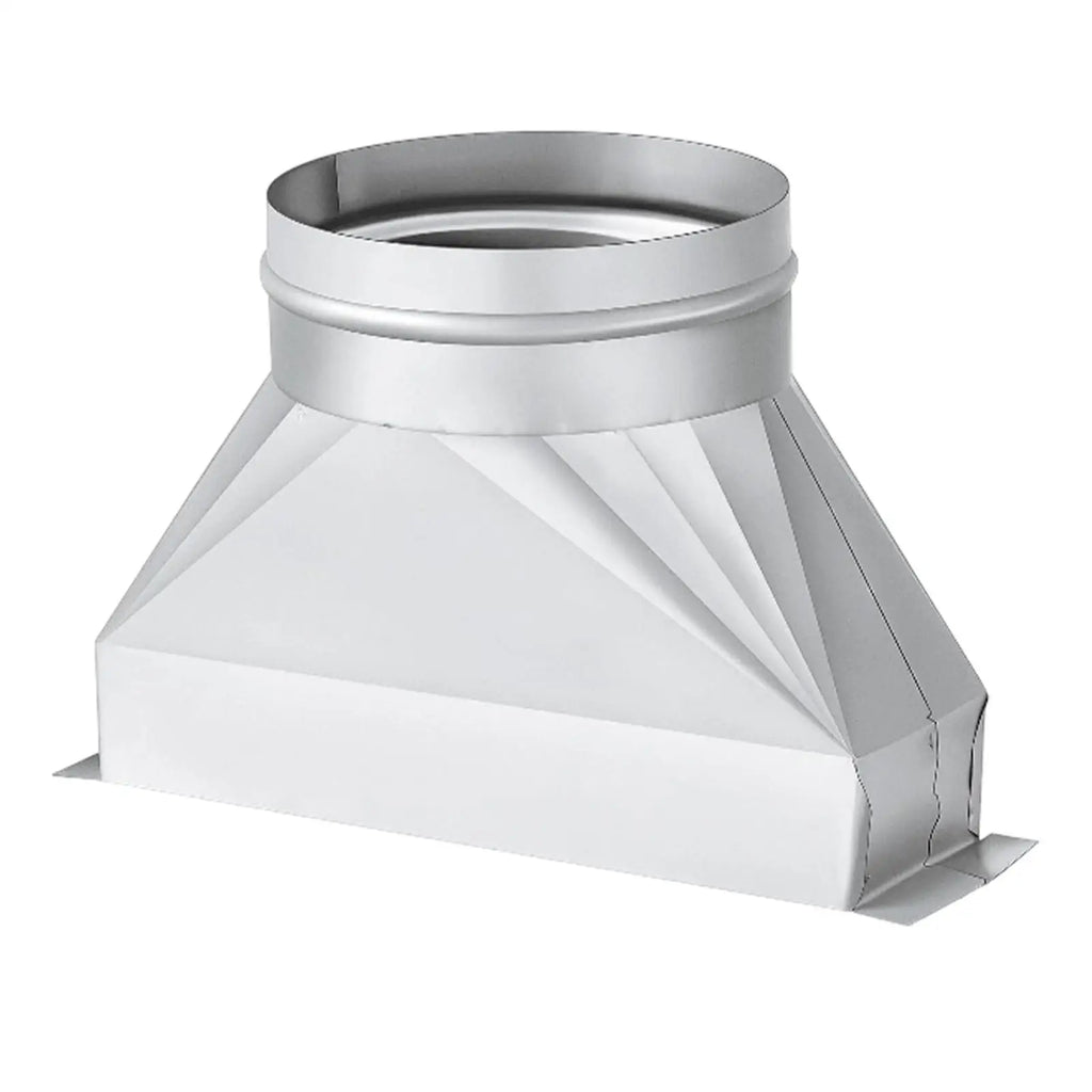 Vent Adapter Duct Transition Efficient Ventilation Galvanized Transition for Agricultural Commercial Building Dryer Vent Hose Quake 150mm Diameter