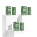 EELHOE Green Tea Solid Mask - Deep Cleansing Hydrating Mud Stick for Long Lasting Moisture Ideal Christmas Pampering Gift Quake 3pcs