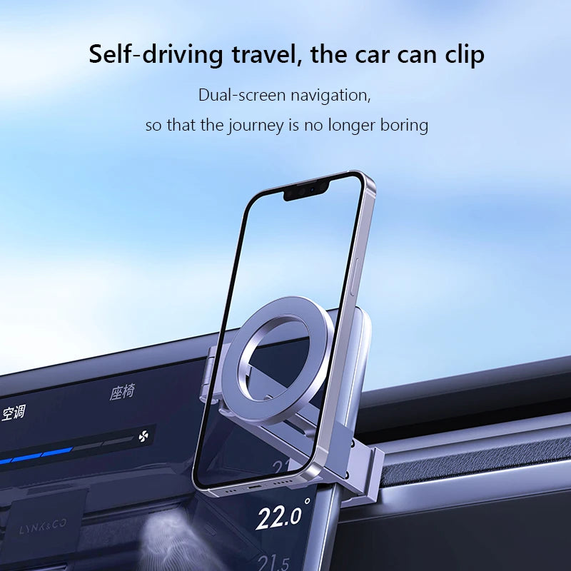 Universal Magnetic Phone Holder Travel Essentials Flexible Rotation Hands-Free Airplane Phone Mount for phone Quake