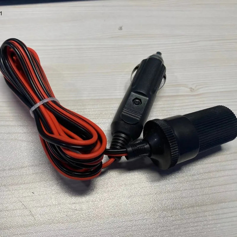 12V 16AWG Cigarette Lighter Extension Cable Adapter Replacement Parts Durable Professional Wear Resistant Accessories Quake