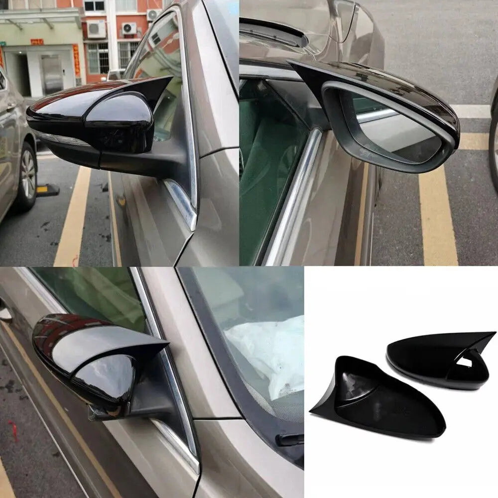 For Volkswagen VW Jetta 2011-2017 Passat B7 2011-2014 Car Rearview Side Mirror Cover Sticker Wing Cap Exterior Door Case Trim Quake