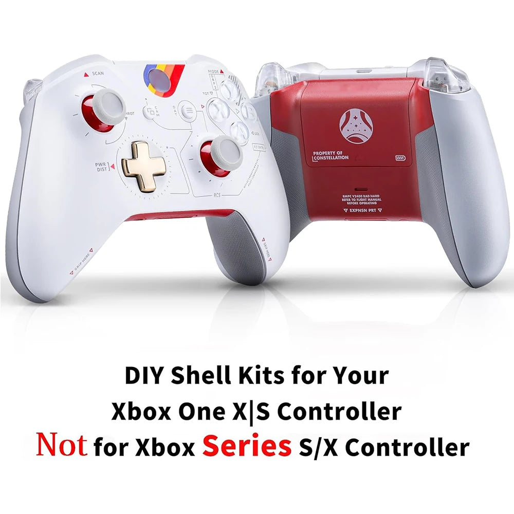 FULL Housing Shell Cover kit w/Buttons Bumper Thumbsticks D-Pad replacement for Xbox Series controller Quake