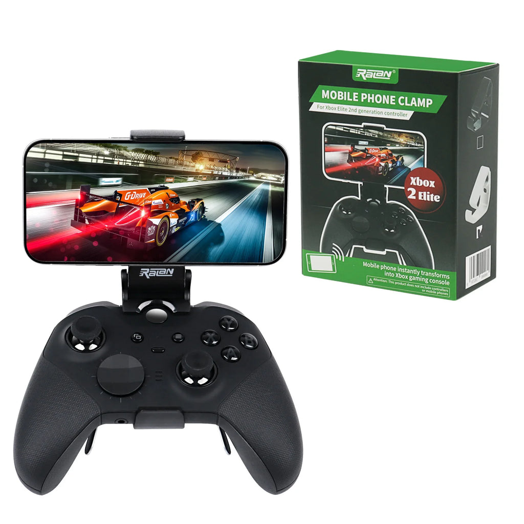 Phone Mount Clip Compatible for Xbox Elite Series 2 Controller, Foldable Mobile Phone Holder for Xbox Controller Elite Series 2 Quake