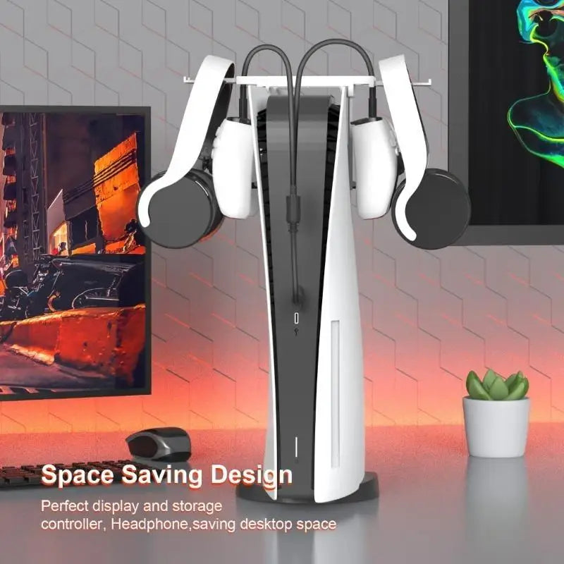 Durablility Stand Display Holder Charging Cord for PS 2 Headset K1KF Quake