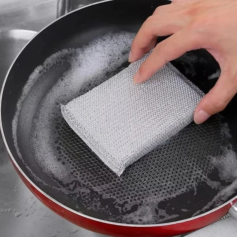Premium Kitchen Cleaning Sponge – 4/8PCS Scratch-Free Dishwashing Sponge,Non-Abrasive Pot Scrubber,Gentle on Cookware & Surfaces Quake