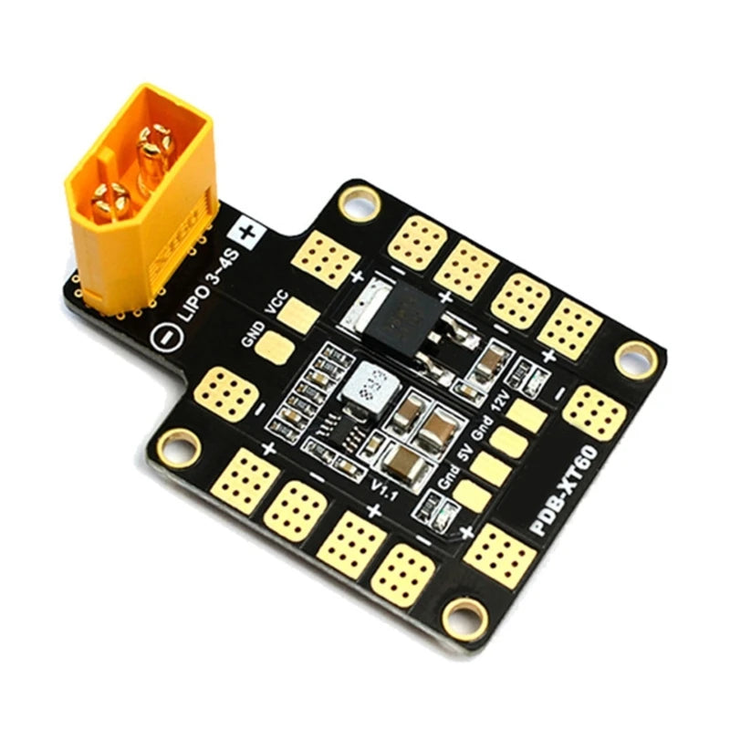1Piece Mini Power Hub Power Distribution Board PDB with BEC 5V & 12V for FPV 250 ZMR250 Multicopter Quadcopter K1KF Quake