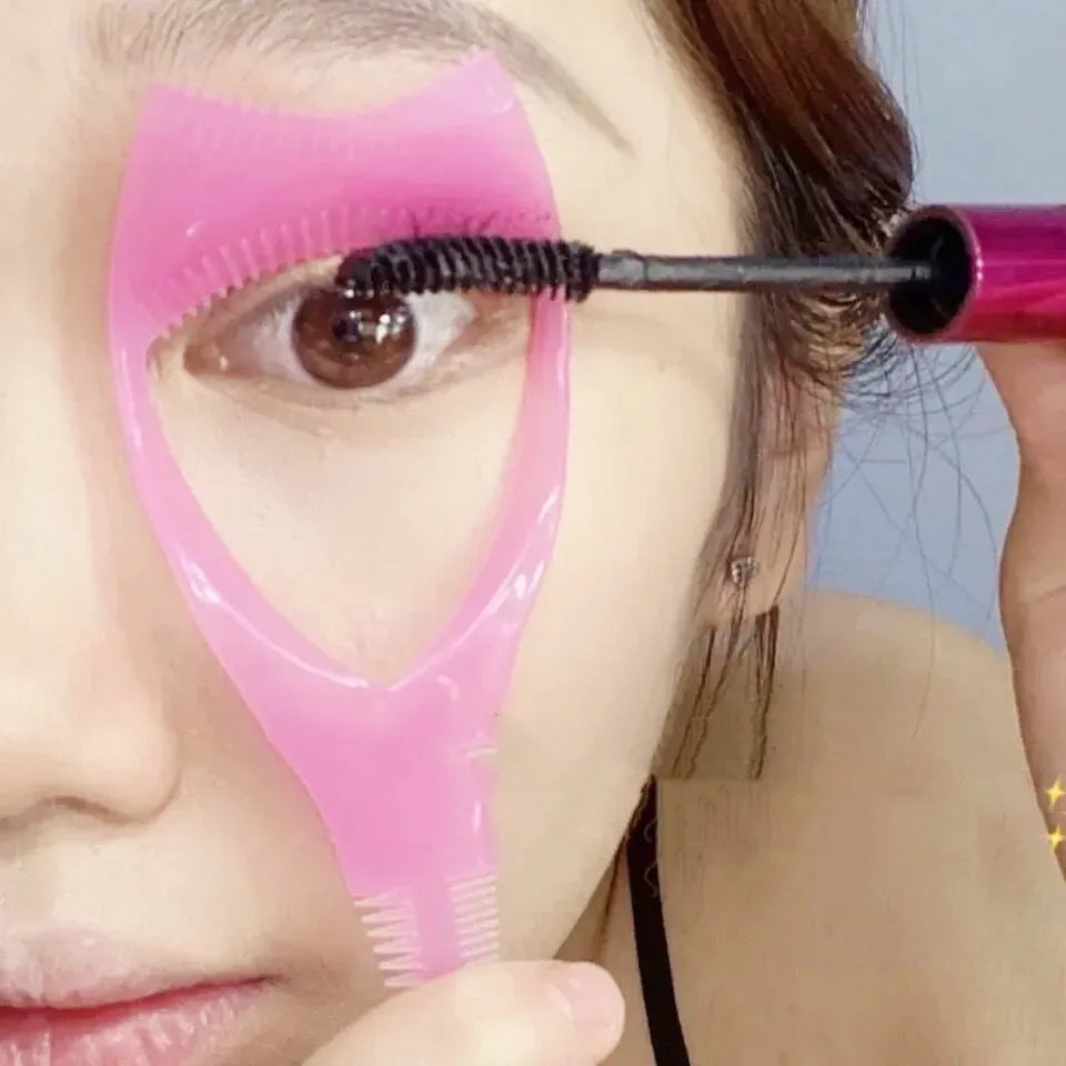 New Plastic Portable Mascara Shield Applicator Eyelash Guide Aids Eye Lash Comb Eyelash Curler Women Girls Eyes Makeup Tools Quake