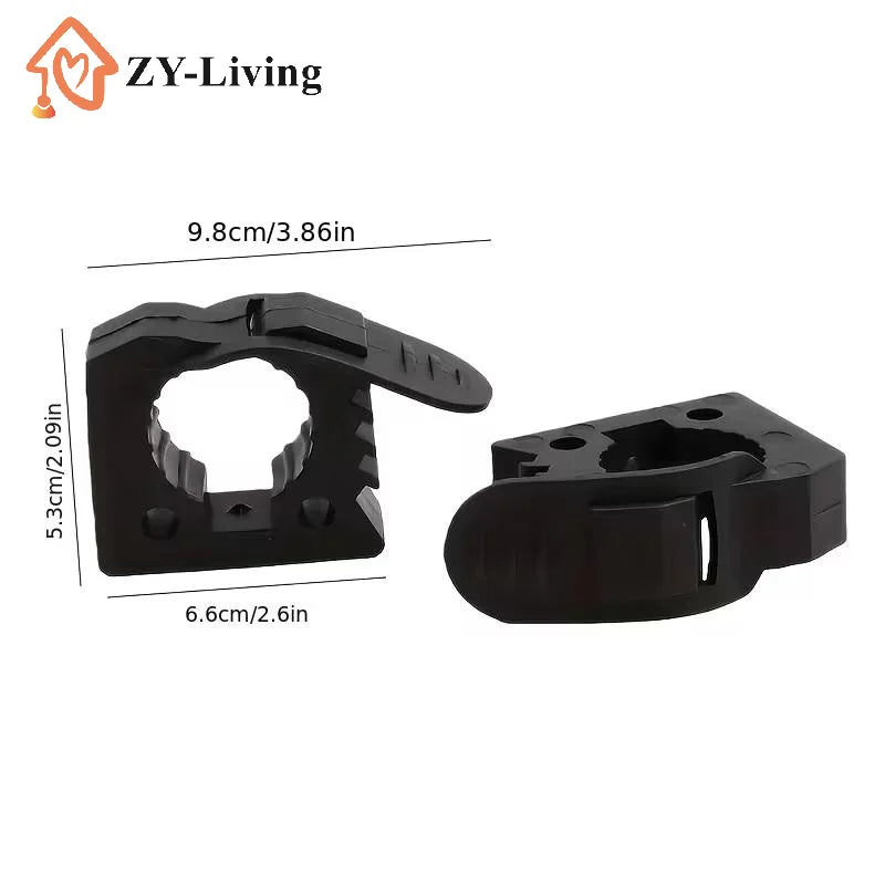 2/4Pcs Quick Fist Clamp For Mounting Tools Equipment Rubber Clamp Ideal For Offroad Vehicles, ATV, UTV, Truck Part Accessories Quake