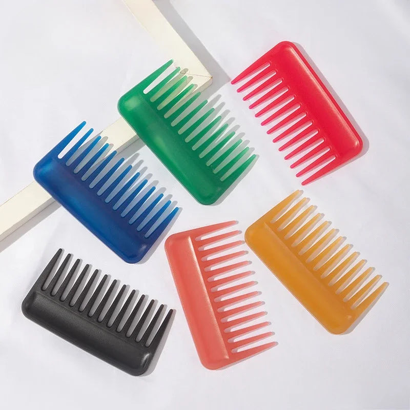Shunfa Large Tooth Comb Household, Large Wide Tooth Thickened Portable Plastic Card Comb Quake