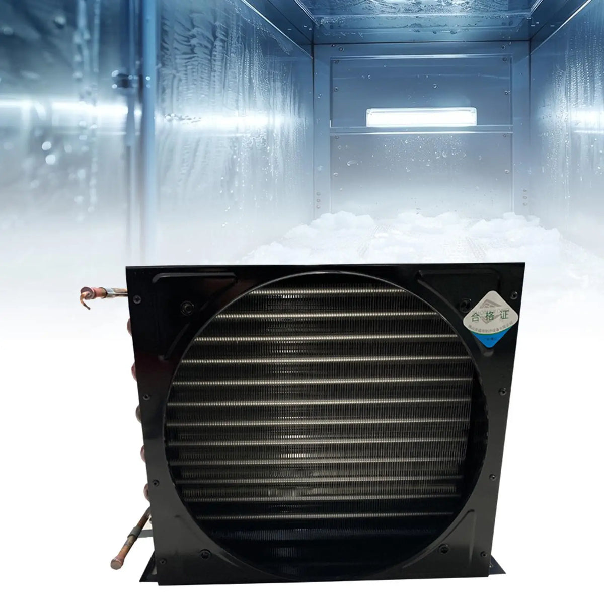 Universal Metal Cooling Condenser for Refrigerator Freezer Air Cooled Evaporator Water Cooling Heat Dissipation Quake