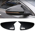 For Kia K3 Forte 2019-2025 2x Car Sticker Rearview Side Mirror Cover Wing Cap Exterior Case Trim Accessories Vehicle Decoration Quake With Light Carbon