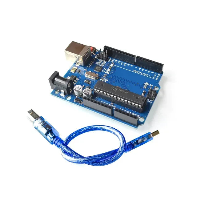 For -UNO -R3 Development Board ATMEGA328P- CH340-ATEGA16U2 Compatible For Arduino with Cable R3 Proto Shield -Expansion Board Quake UNO R3 CH9102-Cable