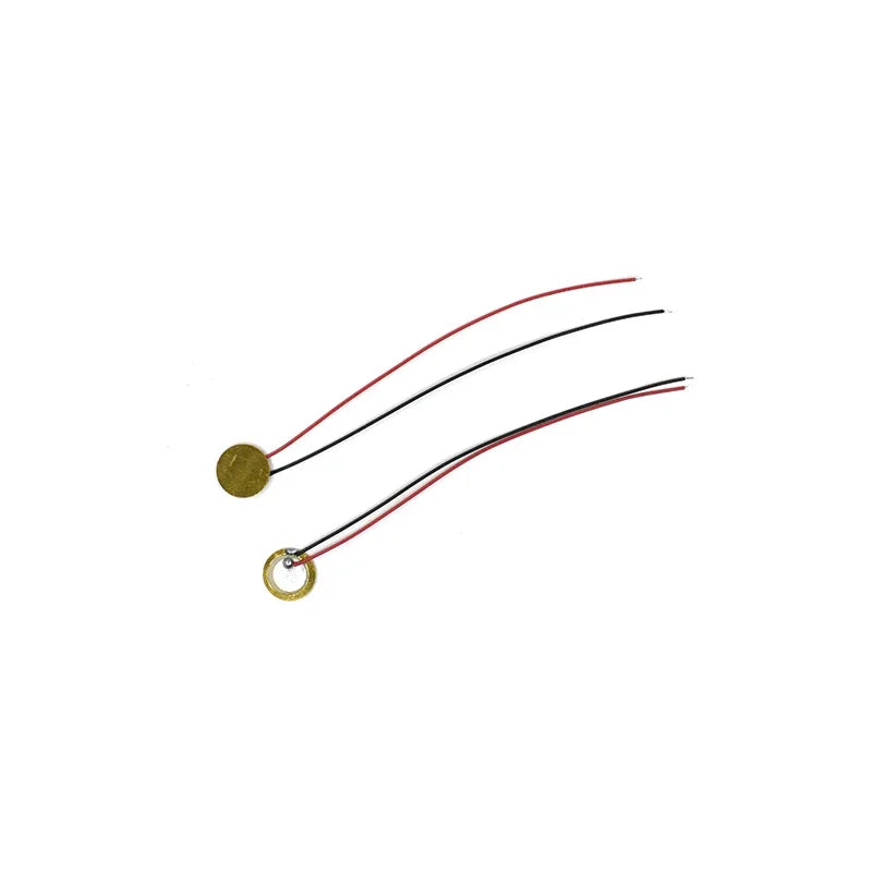 10pcs Buzze Piezoelectric Piezo Ceramic Copper sheet 12/15/18/20/27/35MM/50MM Sounder Sensor Trigger Drum Disc With Copper Wire Quake