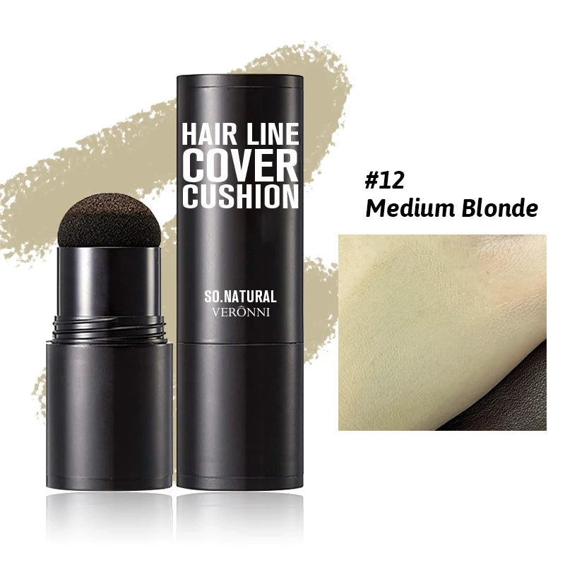 Instant Hairline Powder, Fast Covering Hair Root Concealer, Eyebrow and Beard Lines, and Long-lasting Wind and Sweat Resistant Quake 12
