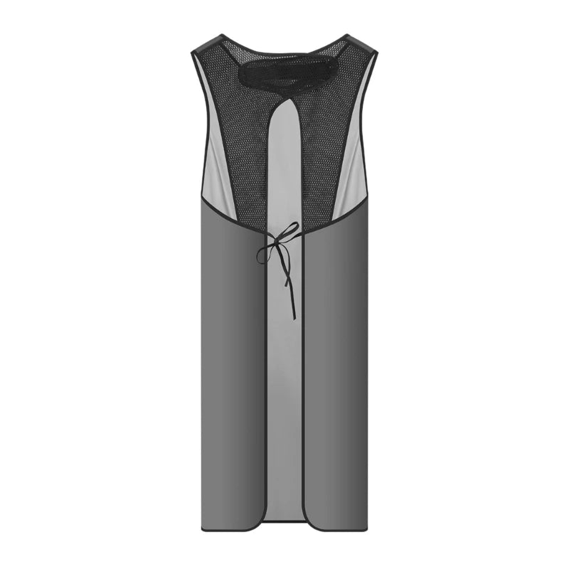 Waterproof Work Apron with Breathable Back, Full Coverage Protective Apron with Adjustable Neck Fastener and Waist Tie for K1KF Quake CN