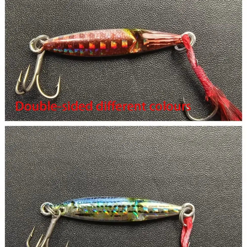 Universal Metal Fishing Lure 3D Eyes jigging Hard squid Bait Lifelike Wobblers Artificial Bait Outdoors Quake C-Different color-