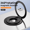 360° Rotating Magnetic Holder Mount for All Tablets Universal Metal Bracket Stand Durable 360 Rotation Tablet Accessories Quake black