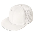 High Quality Full Closed Mens Baseball Cap Causal 6 Panels Trucker Hat Breathable Solid Flat Brim Stretchy Caps Quake Light Beige