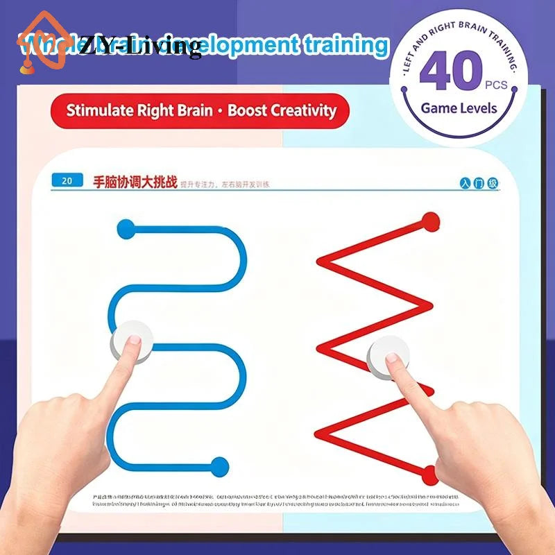 Hand Brain Coordination Action Practice Development Set For Overall Brain Balance Attention Improvement Tool Quake