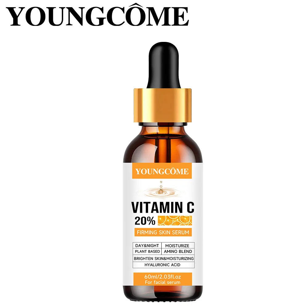 Vitamin C Wrinkle Remover Face Serum Lifting Firming Fade Fine Lines Anti-aging Essence Whitening Brighten Skin Care Quake