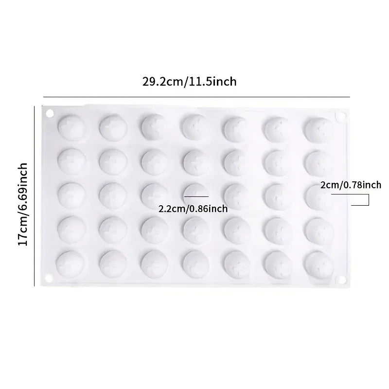 Silicone Egg Custard Filling Mold Dumpling Cake Decoration Tool Chocolate Ice Cubes Mousse Dessert Mold Quake