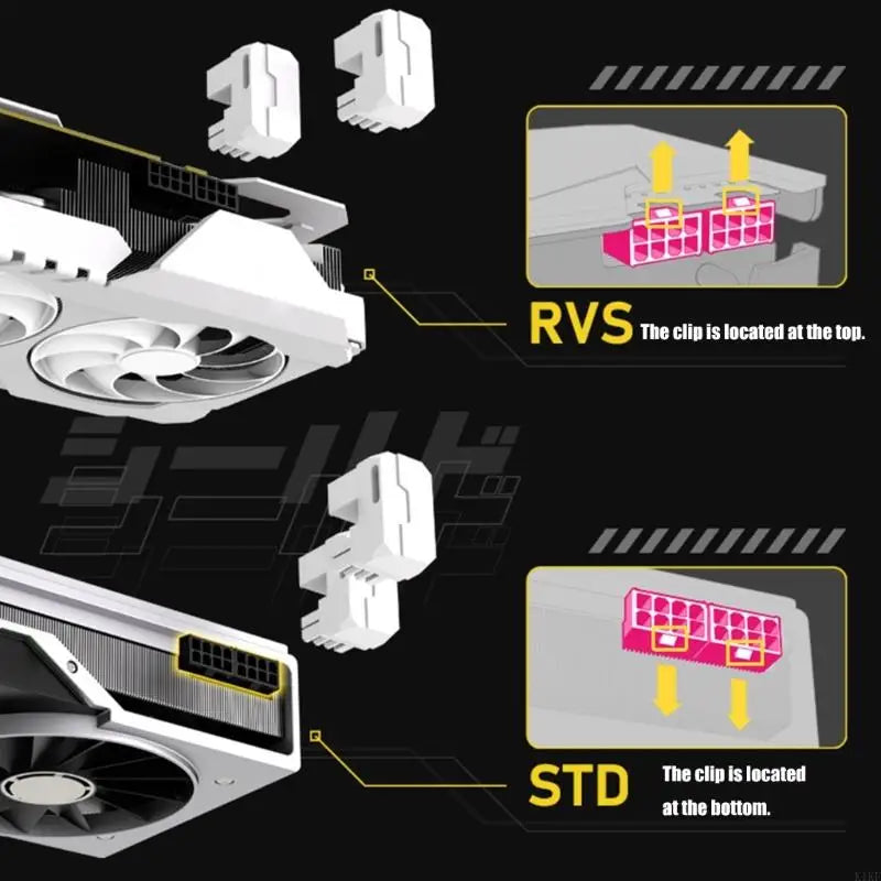 Flexible 8PIN Visuals Card Connector Space Saving Design For Dense Case Aluminum Mixture Material K1KF Quake