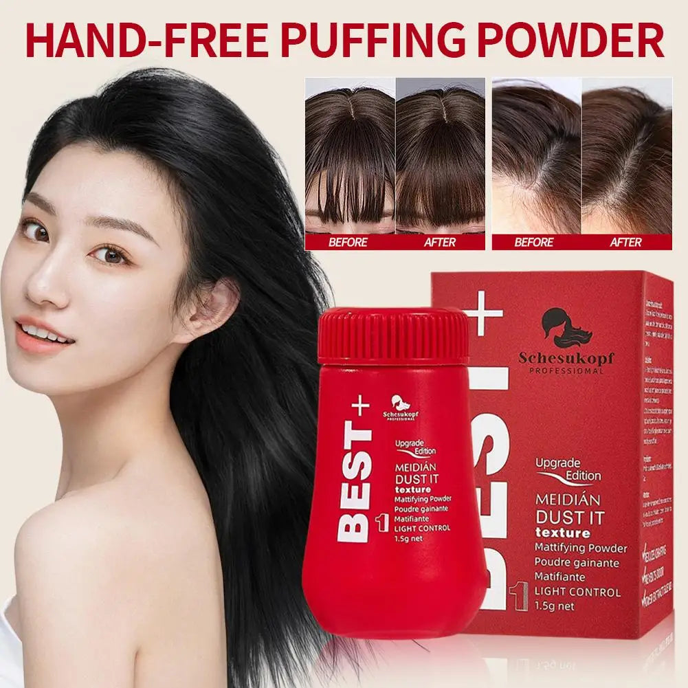 1/2PCs Fluffy Hair Powder Hair Volumizer And Texture Powder Matte Powder Oil-absorbing Powder Men Women Hair Styling No-Wash Quake