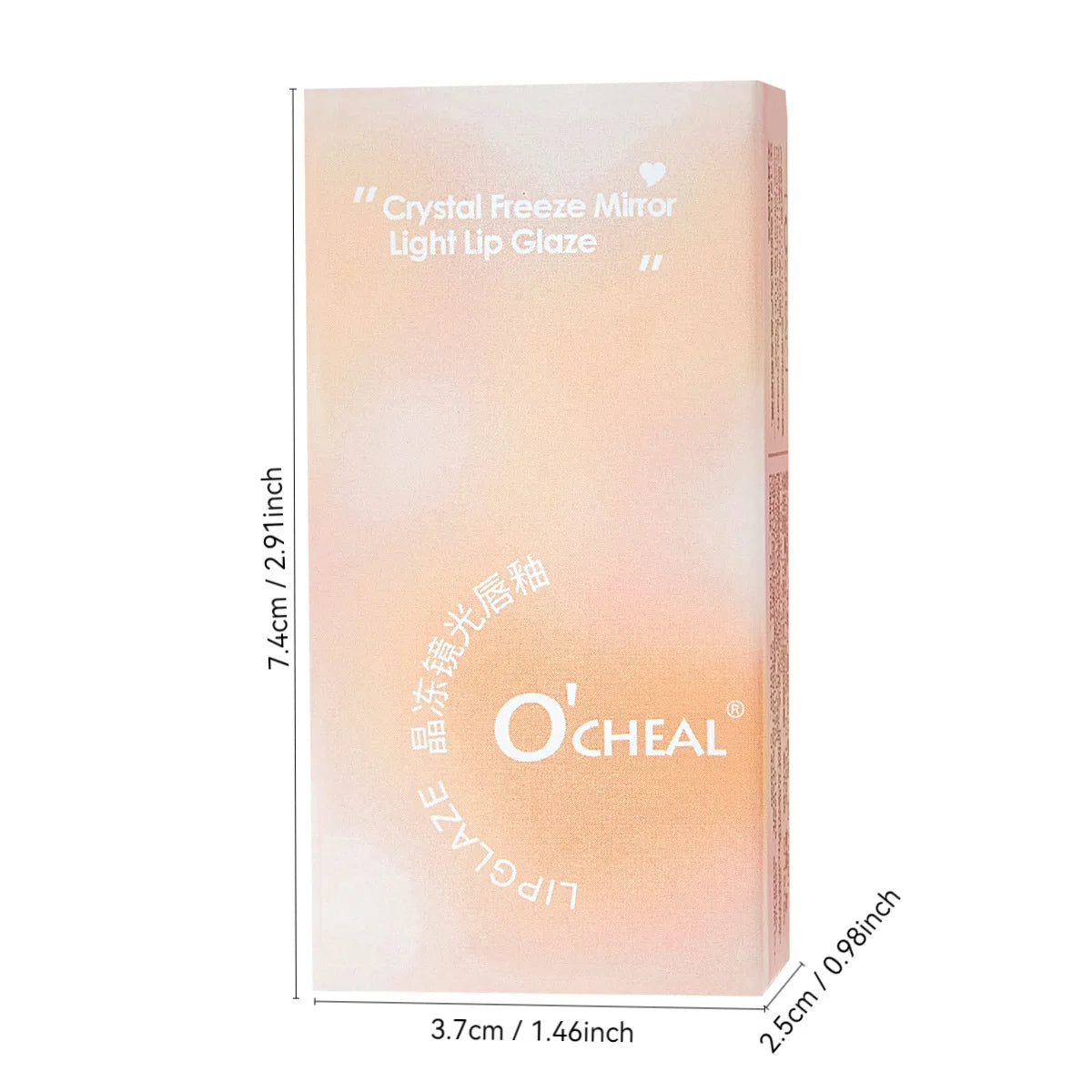 OCHEAL Cross Border Velvet Mirror Matte Lip Gloss Lipstick Moisturizes and Nourishes not easy to stick to cup white lip gloss Quake