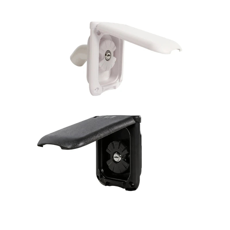 Water Fill Port with Hinged Cover and Keyed Cap for Motorhome Use H8WE Quake