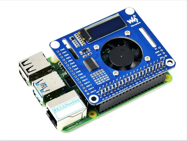 Expansion board-1 Expansion board- 5 sets of interfaces 2 × 20 Raspberry pi 5/4B Quake 01