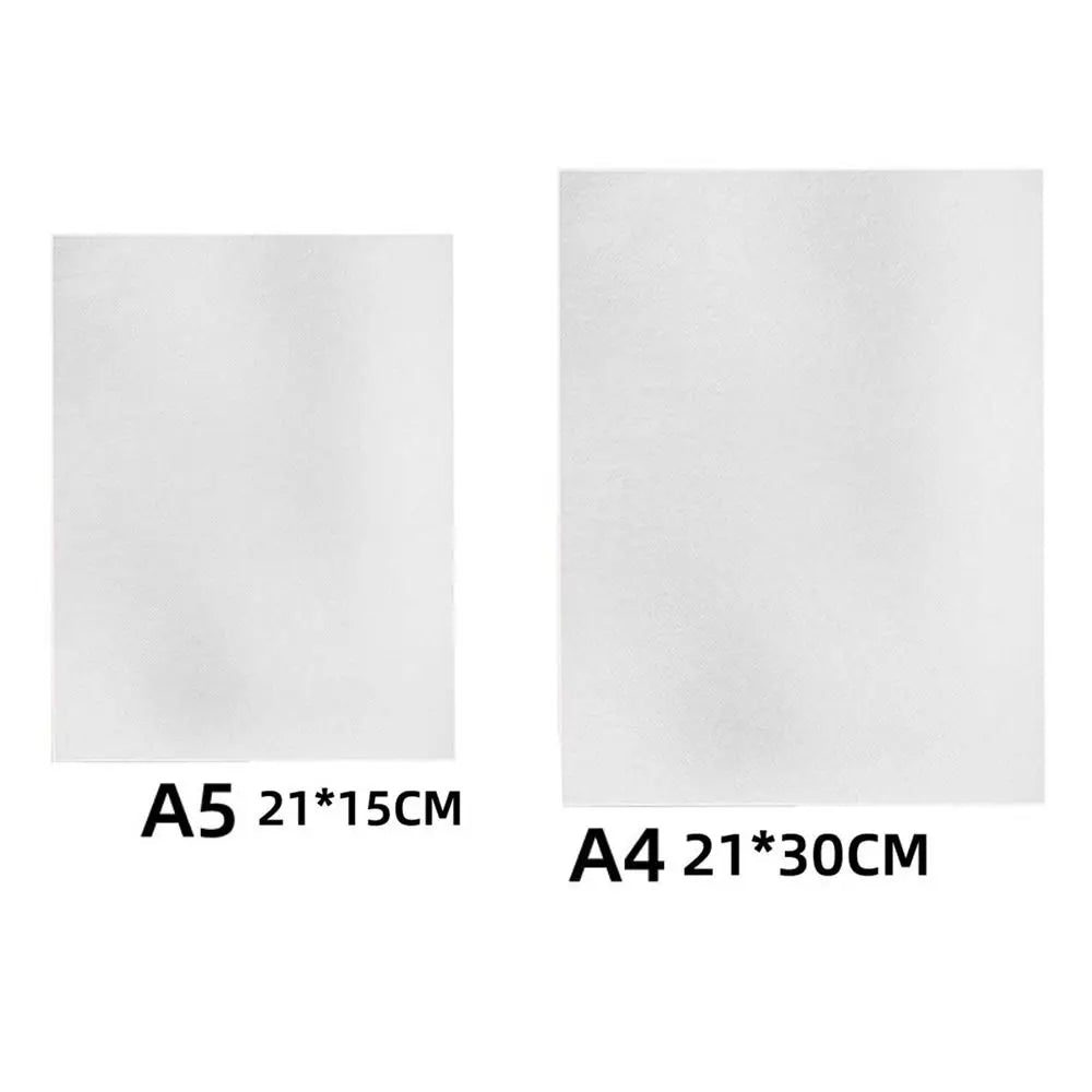 DIY Iron-on Patches Handmade Self Adhesive Water Soluble Paper Sewing Supplies Blank Hand Sewing Stabilizers Quake