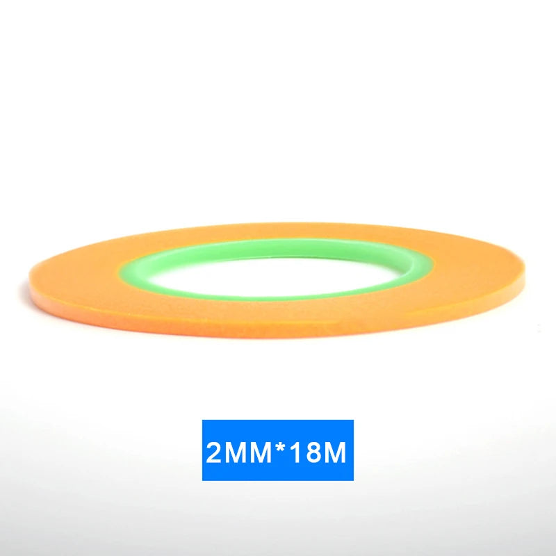 18meters/roll 1mm-2mm-3mm Textured Paper Model Spraying Coating Color Ultra Tape Quake 2mm