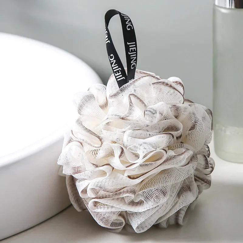 Soft Mesh Bath Sponge Balls Comfortable Large Flower Bubble Shower Rub Bath Ball Body Cleaner Exfoliating Scrubbers Bath Ball Quake