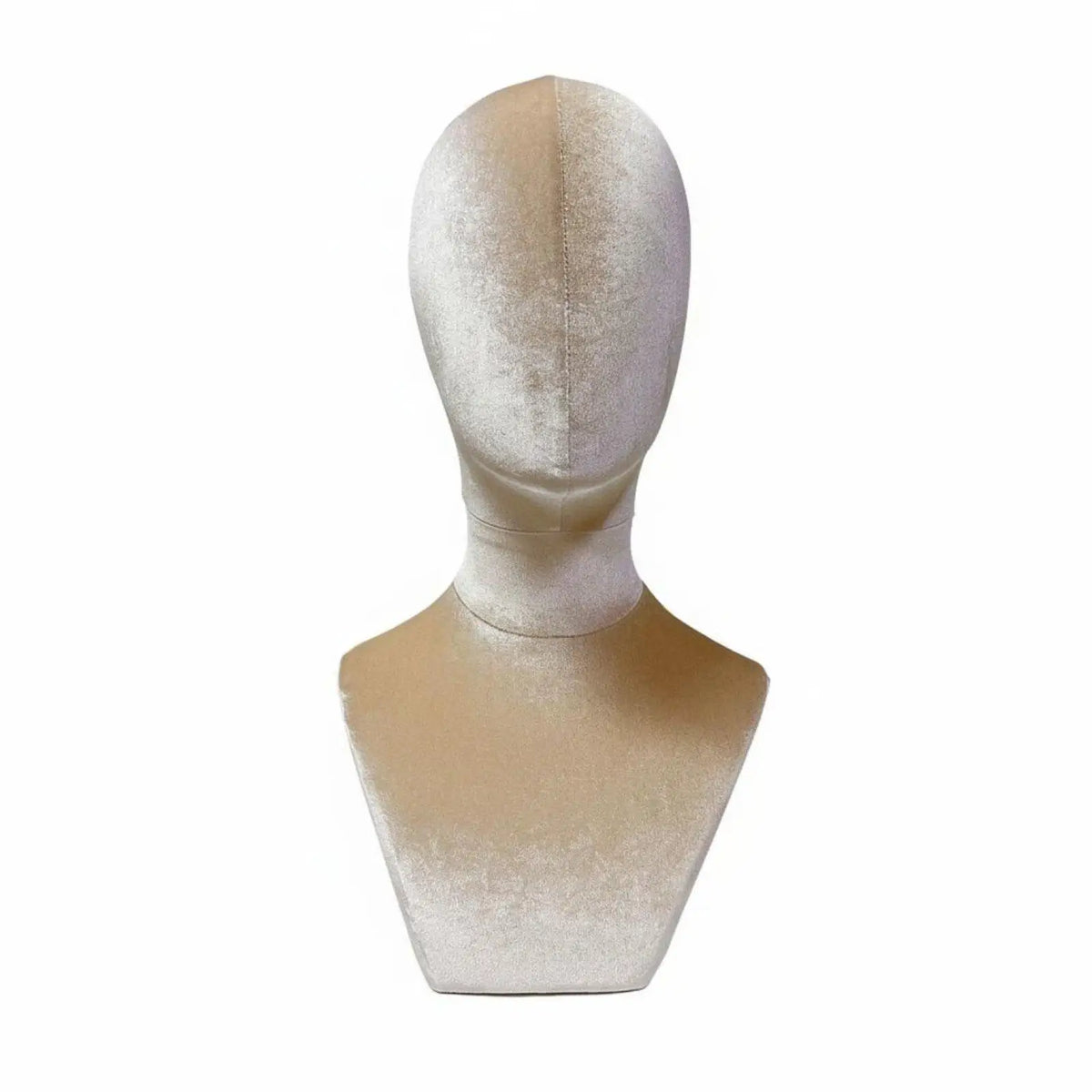 Velvet Head Form Non Slip Surface Elegant Look for Shop Displays Quake