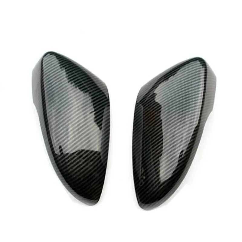 For Volkswagen VW JETTA MK6 Passat B7 Scirocco Beetle CC Car Sticker Rearview Side Mirror Cover Wing Cap Exterior Door Case Trim Quake Carbon